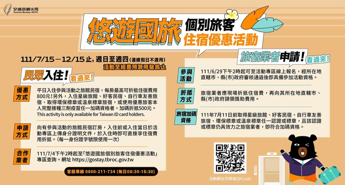 悠遊國旅 住宿優惠活動